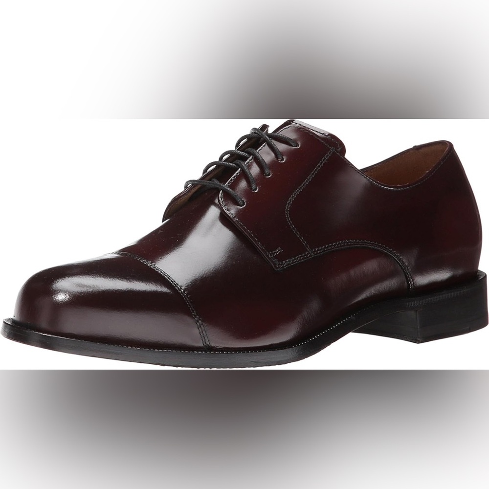Cole Haan patent leather burgundy-brown men’s dress shoe 9.5